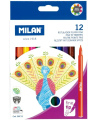 Flomasteriai MILAN, 12 spalvų