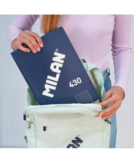 Sąsiuvinis MILAN 430, A4, 48 lapai, linijomis, mėlynos spalvos