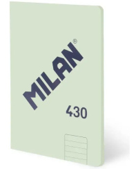 Sąsiuvinis MILAN 430, A5, 48 lapai, linijomis, žalios spalvos