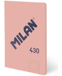 Sąsiuvinis MILAN 430, A5, 48 lapai, linijomis, rožinės spalvos