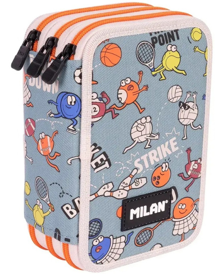 Penalas MILAN Sports, trijų skyrių, užpildytas