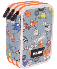 Penalas MILAN Sports, trijų skyrių, užpildytas
