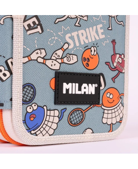 Penalas MILAN Sports, trijų skyrių, užpildytas