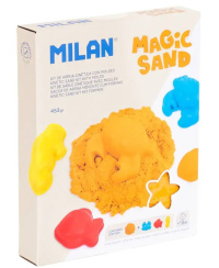 Kinetinis smėlis MILAN, su formelėmis, 453 g