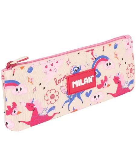 Plokščias penalas MILAN Flowicorn, vieno skyriaus
