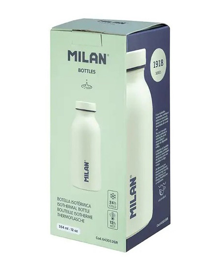 Termogertuvė MILAN 430, 354 ml, žalios spalvos