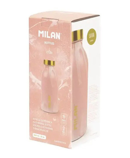 Termogertuvė MILAN Lava, 354 ml, rožinės spalvos