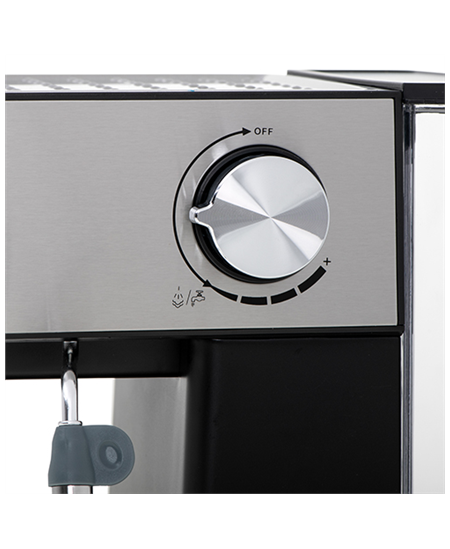 Camry Espresso and Cappuccino Coffee Machine CR 4410 Pump pressure 15 bar, Built-in milk frother, Drip, 850 W, Black/Stainless s