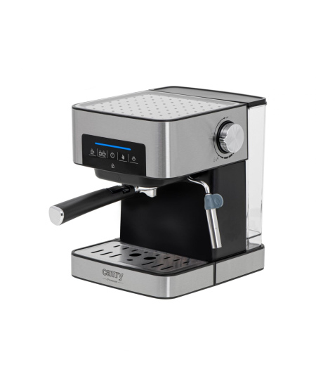 Camry Espresso and Cappuccino Coffee Machine CR 4410 Pump pressure 15 bar, Built-in milk frother, Drip, 850 W, Black/Stainless s