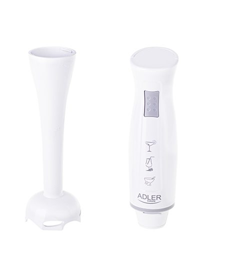 Adler AD 4622 Hand Blender, 200 W, Number of speeds 1, White