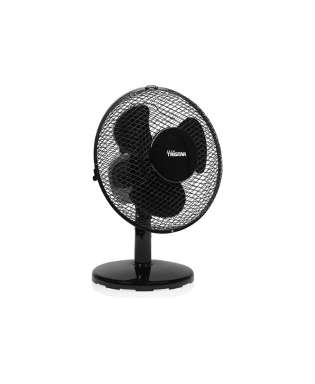Tristar Desk fan VE-5722 Diameter 23 cm, Black, Number of speeds 2, 30 W, Oscillation