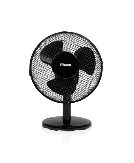 Tristar Desk fan VE-5722 Diameter 23 cm, Black, Number of speeds 2, 30 W, Oscillation
