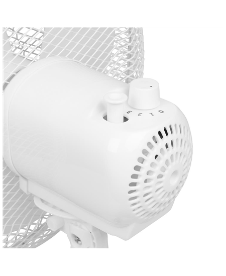 Tristar Desk fan VE-5727 Diameter 30 cm, White, Number of speeds 3, 40 W, Oscillation