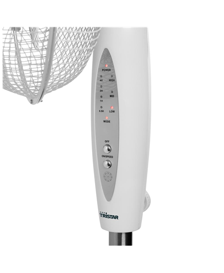 Tristar Stand fan VE-5898 Diameter 40 cm, White, Number of speeds 3, 45 W, Oscillation