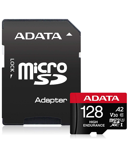 ADATA AUSDX128GUI3V30SHA2-RA1 Memory Card 128 GB, MicroSDXC, Flash memory class 10, Adapter, 80 MB/s, 100 MB/s