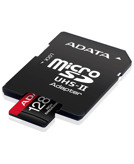 ADATA AUSDX128GUI3V30SHA2-RA1 Memory Card 128 GB, MicroSDXC, Flash memory class 10, Adapter, 80 MB/s, 100 MB/s