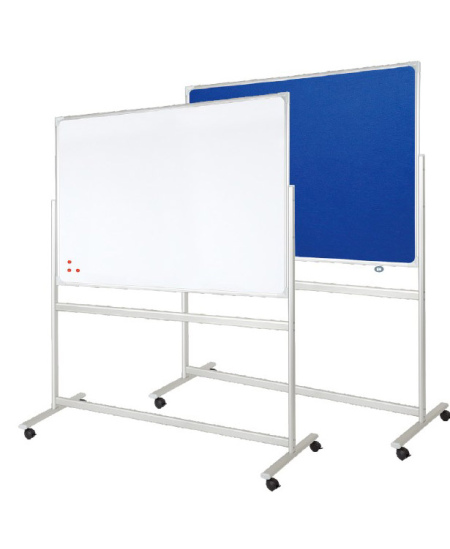 Mobili dvipusė magnetinė lenta 2x3, 150x120 cm