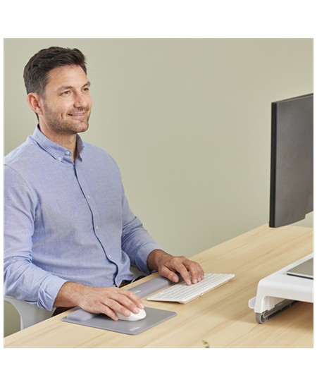 Fellowes | Breyta Compact Keyboard (TKL) Wrist Rest | Grey