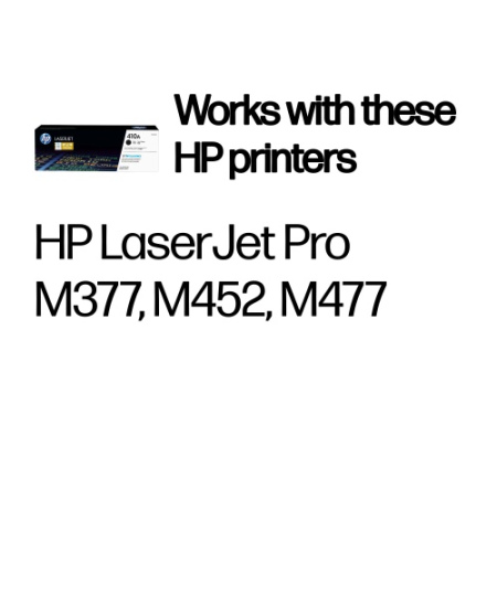 HP 410A (CF410A) Lazerinė kasetė, Juoda