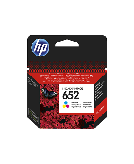 HP 652 Tri-color (F6V24AE) Rašalinė kasetė, CMY