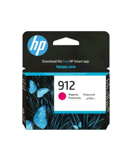 HP 912 (3YL78AE) Rašalinė kasetė, Purpurinė