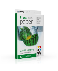 ColorWay Photo Paper, 50 sheets | Dual-side High Glossy | 155 g/m² | A4