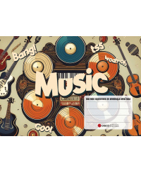Formulių sąsiuvinis penklinėmis DISCO, 1-12 kl., muzika, 12 lapų, 70 gms
