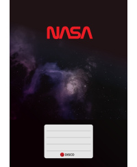 Sąsiuvinis linijomis DISCO Nasa, 50 lapų, spiralė, 70 gms