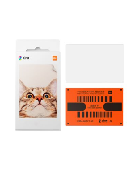 Xiaomi Mi Portable Photo Printer Paper TEJ4019GL 20 Photo Paper, 2x3-inch