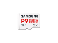 Samsung P9 Express | MicroSD Card | 256 GB | microSDXC | Flash memory class U3, V30, A1