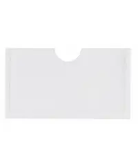 Lipni kišenėlė vizitinei kortelei, 52x95 mm, skaidri