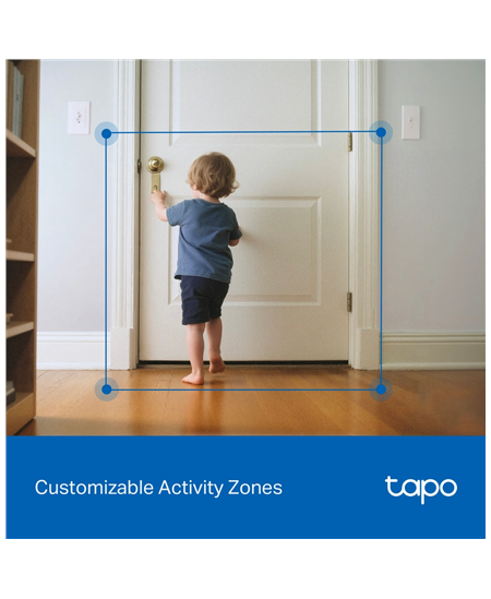 TP-LINK | Tapo C250 | Pan/Tilt AI Home Security Wi-Fi Camera | PTZ | 8 MP | 4mm/F1.6 | H.265 | MicroSD Card up to 512 GB