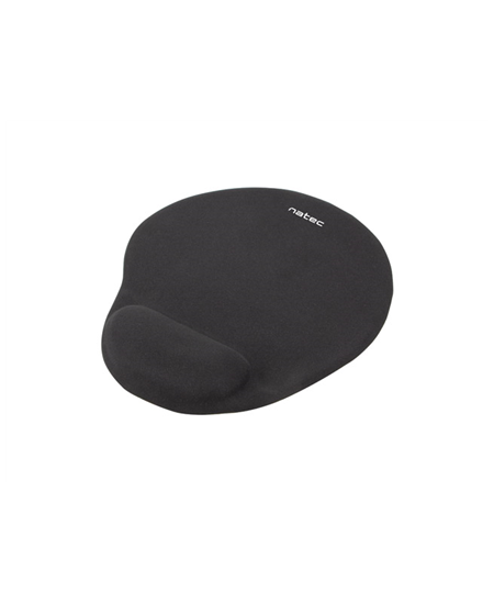 Natec Mouse Pad, Marmot, Black, Gel Filling 225x245 mm
