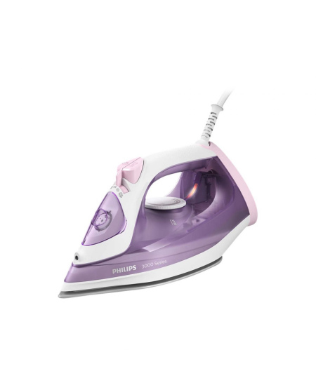 Philips | DST3010/30 3000 Series | Steam Iron | 2000 W | Water tank capacity 300 ml | Continuous steam 30 g/min | Purple/White