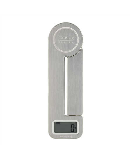 Caso Scales KitchenEcostyle Batteryless usage, Graduation 1 g, Maximum weight (capacity) 5 kg, Display type LCD, Stainless steel