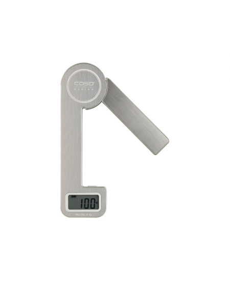 Caso Scales KitchenEcostyle Batteryless usage, Graduation 1 g, Maximum weight (capacity) 5 kg, Display type LCD, Stainless steel