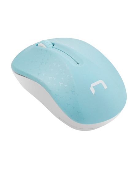 Natec Mouse, Toucan, Wireless, 1600 DPI, Optical, Blue/White