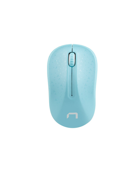 Natec Mouse, Toucan, Wireless, 1600 DPI, Optical, Blue/White
