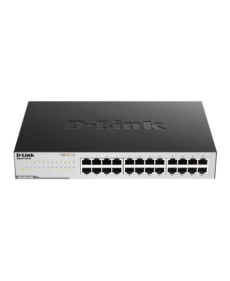D-Link | 24-Port Gigabit Easy Desktop Switch | GO-SW-24G | Unmanaged | Desktop/Rackmountable | 24 month(s)