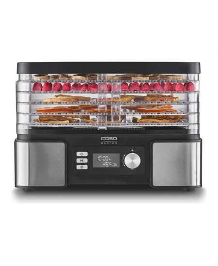 Caso | Food Dehydrator | DH 450 | Power 370-450 W | Number of trays 5 | Temperature control | Integrated timer | Black/Stainless