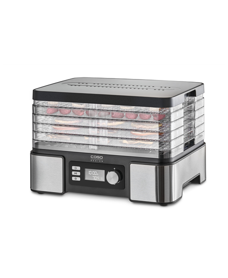Caso | Food Dehydrator | DH 450 | Power 370-450 W | Number of trays 5 | Temperature control | Integrated timer | Black/Stainless