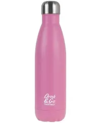 Metalinė gertuvė-termosas COOLPACK Drink&Go, rožinė, 500 ml