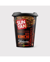 Greitai paruošiami makaronai SUN YAN Kimchi skonio, indelyje, 85g