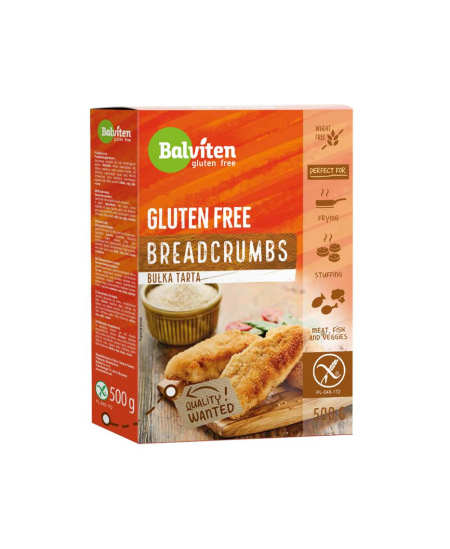 Džiūvėsėliai BALVITEN GLUTEN FREE, 500 g
