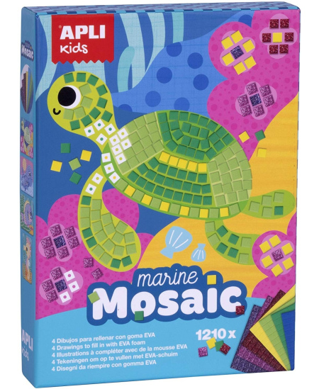 EVA porolono mozaika APLI Kids „Jūros pasaulis”