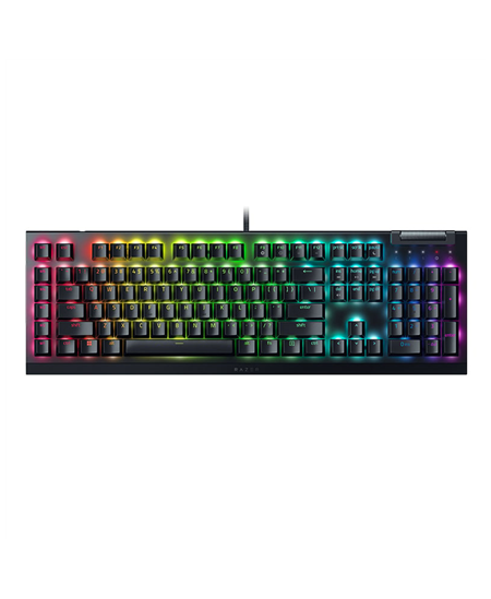 Razer | Mechanical Gaming Keyboard | BlackWidow V4 X | Mechanical Gaming Keyboard | Wired | US | Yellow Mechanical Switches (Lin