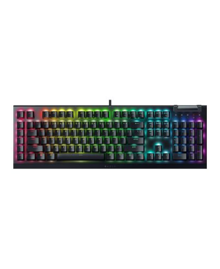 Razer | Mechanical Gaming Keyboard | BlackWidow V4 X | Mechanical Gaming Keyboard | Wired | US | Yellow Mechanical Switches (Lin