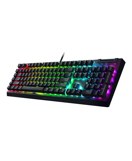 Razer | Mechanical Gaming Keyboard | BlackWidow V4 X | Mechanical Gaming Keyboard | Wired | US | Yellow Mechanical Switches (Lin