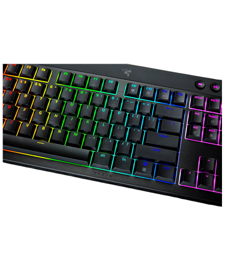 Razer | BlackWidow V4 Low-profile HyperSpeed | Gaming Keyboard | Wireless | US | Yellow Linear