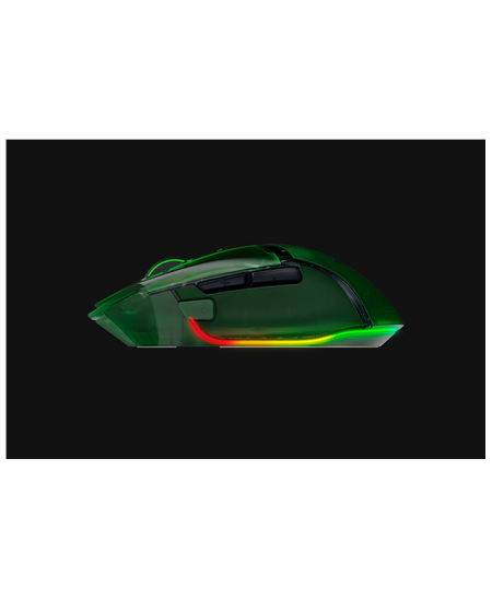 Razer | Basilisk V3 Pro 35K | Gaming Mouse | Wireless/Wired | Phantom Green Edition